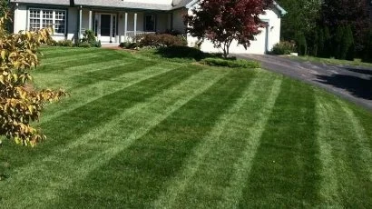 American Ground & Snow Management truck at customer's home.